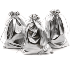 100pcs Organza Jewelry Pouches for Weddings Parties Christmas