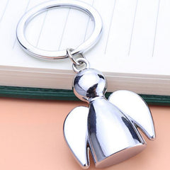 Heavenly Angel Key Chain Metal for Couples, Car Key Ring, Party Jewelry