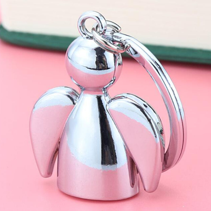 Heavenly Angel Key Chain Metal for Couples, Car Key Ring, Party Jewelry
