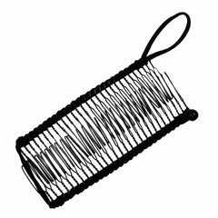 Vintage Banana Hair Clip Double Slide Comb Girls Hair Accessories
