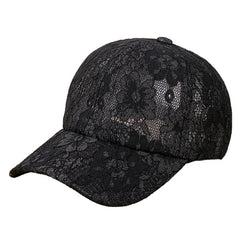 Lace Embroidery Breathable Baseball Cap Lightweight Dad Hats For Women