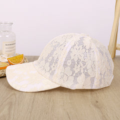 Lace Embroidery Breathable Baseball Cap Lightweight Dad Hats For Women