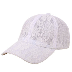Lace Embroidery Breathable Baseball Cap Lightweight Dad Hats For Women