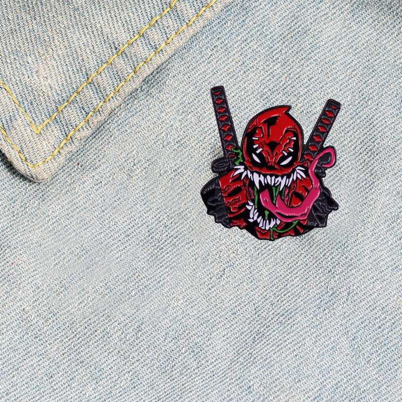 Sci fi Devil Brooch