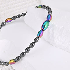 Magnetic Gallstone Beaded Anklet Bracelet
