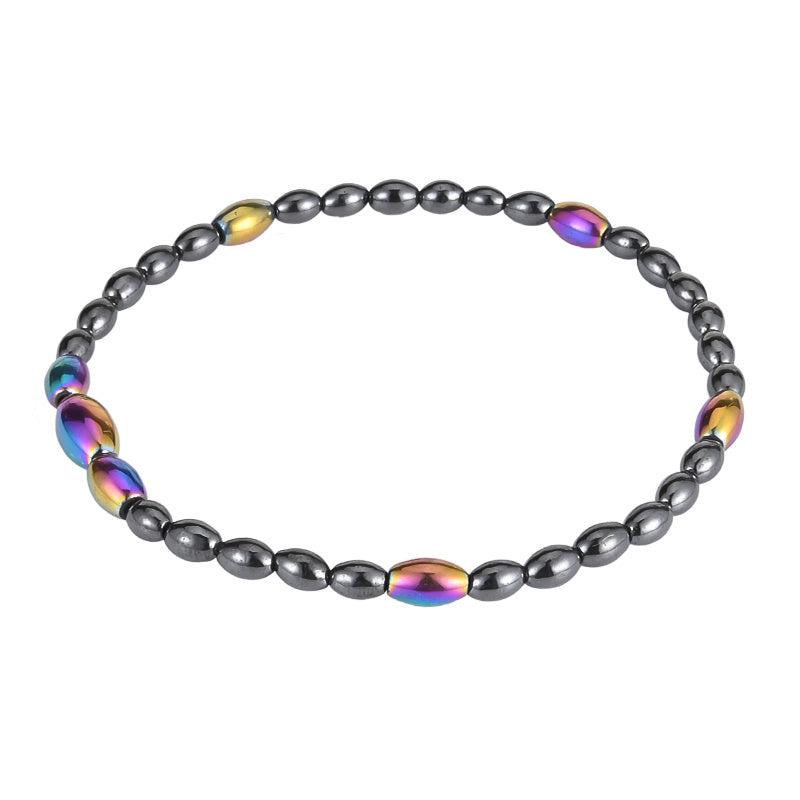 Magnetic Gallstone Beaded Anklet Bracelet