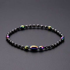 Magnetic Gallstone Beaded Anklet Bracelet