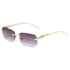 Men's Rimless Sunglasses UV Protection Sunglasses