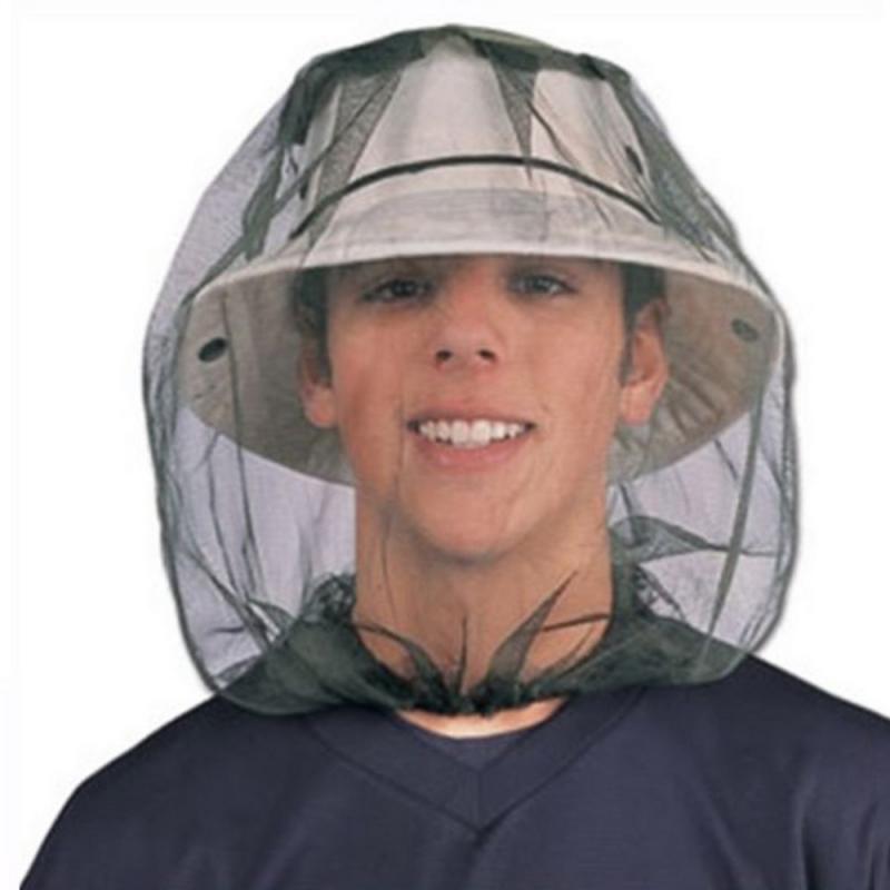 Fishing Cap Anti Mosquito Bug Insect Bee Net Mesh Head Face Mask Hat