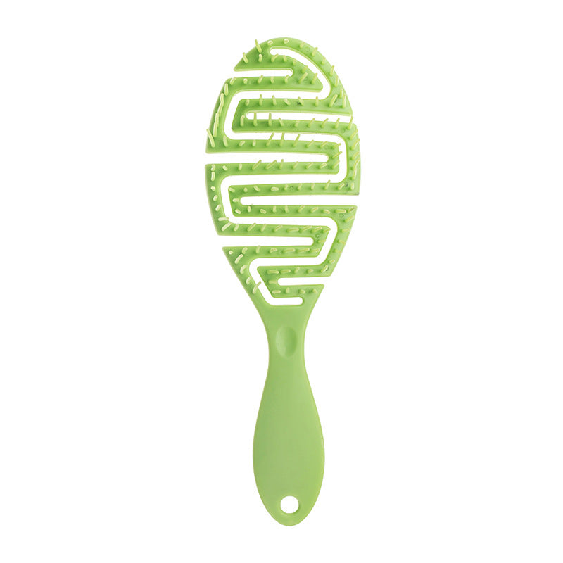 Ribs Comb Hair Brush Scalp Massage Combs Soft Teeth Styling Detangler