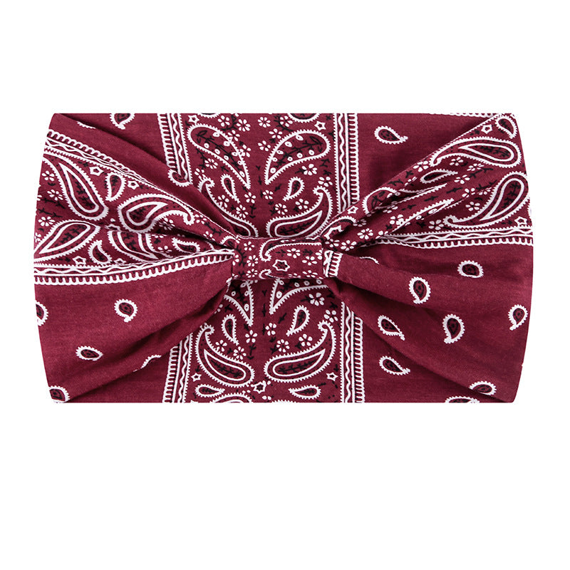 Bohemian Twist Knot Turban Headband for Daily Use