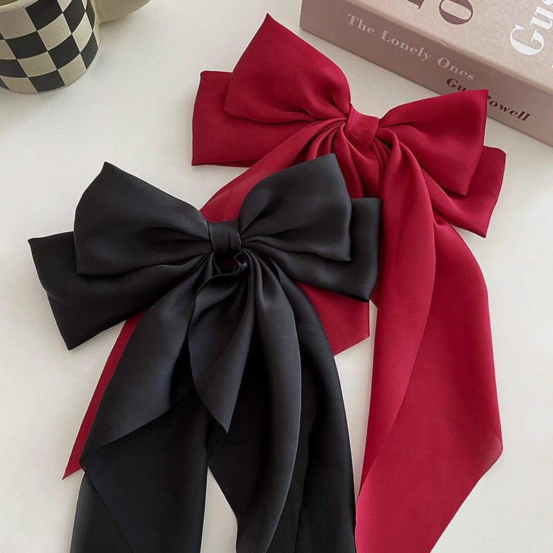 Streamer Bowknot Hair Clip Hair Accessories For Women