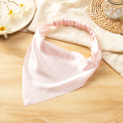 Solid Boho Headbands Bandanas Head Scarf Triangle Scarf Elastic Bandana