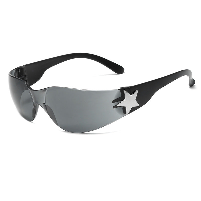 Star Decor Oversized Polarized Sunglasses