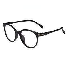 Translucent Round Clear Lens Glasses Lightweight Anti Light Glasses