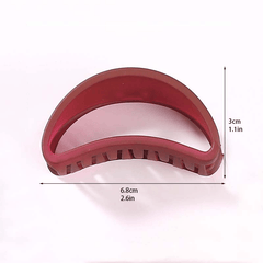 Frosted Semi Round Hair Clip Hair Claw for Women Girls