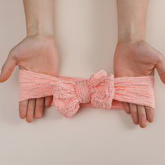 Cartoon Bow Headband Soft Elastic Hair Accessory for Baby Girls