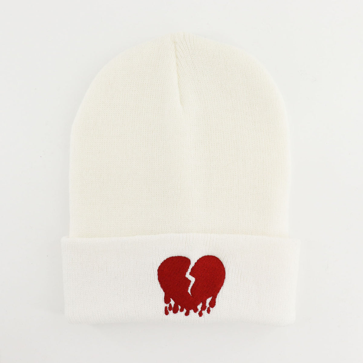 One Love Embroidered Beanie Warm Skull Hat Unisex