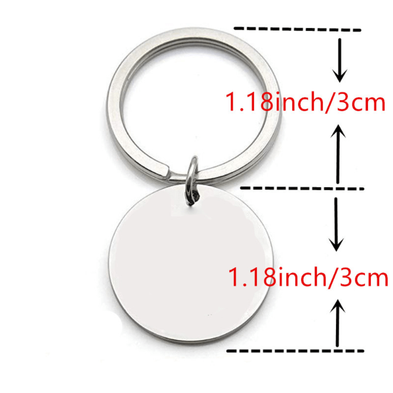 Teachers Key Chain Stainless Steel Rainbow Pendant Gift
