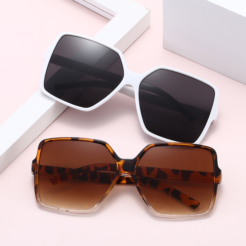 Oversized Square Sunglasses Men Women Polarized Gradient UV400
