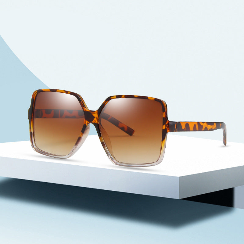 Oversized Square Sunglasses Men Women Polarized Gradient UV400