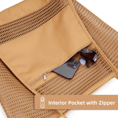 Minimalist Mesh Tote Shoulder Bag Lightweight Storage Bag