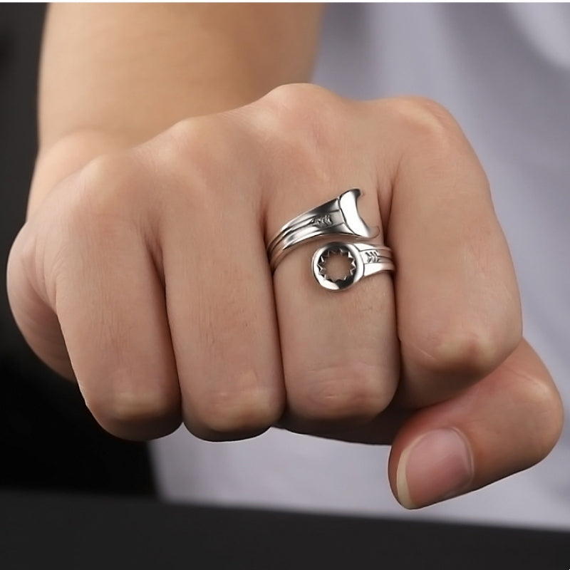 Men's Retro Wrench Ring