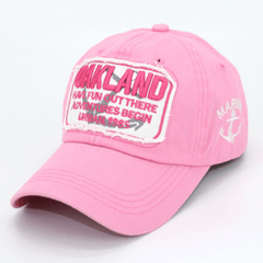 Embroidery Letter Baseball Cap Solid Snapback Hat Outdoor Sun Trucker Dad Hat