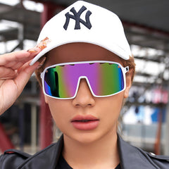 Men's Colorful Cycling Sunglasses Outdoor Sports Eyewear with Glasses Bag