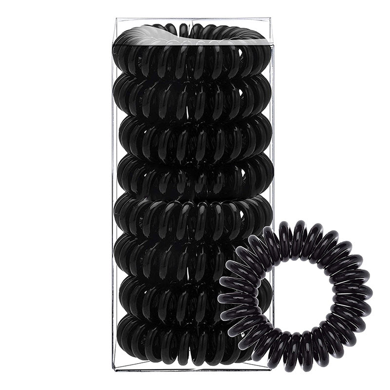 8Pcs Spiral Hair Tie Ponytail Hair Rope Hair Accessories for Girls Women