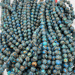 Natural Flower Malachite Beads Synthetic Turquoise Beads DIY Jewelry Accessories