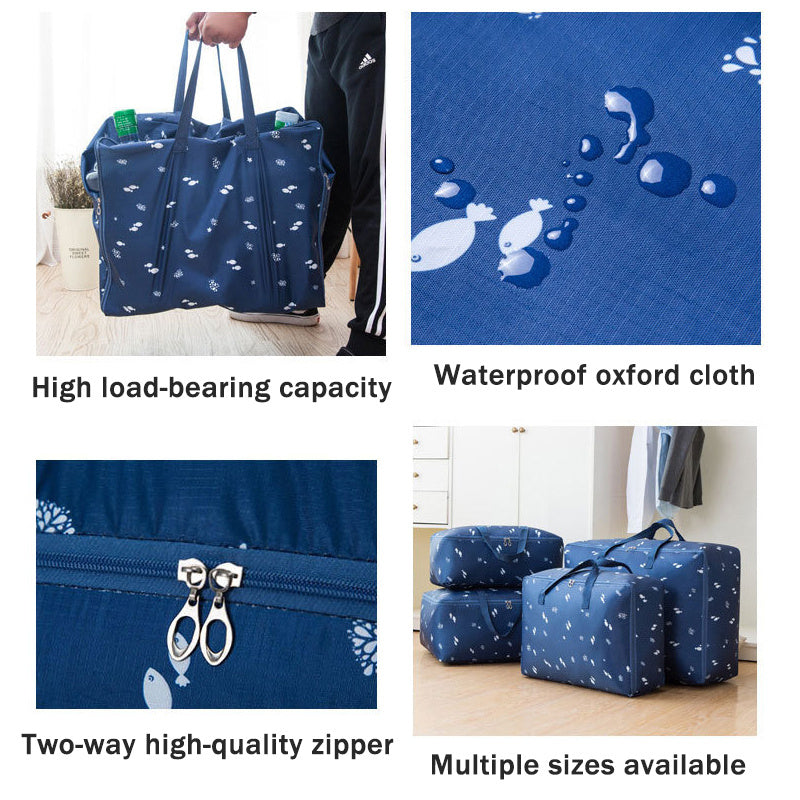 Foldable Quilt Storage Bag Household Organizer Zipper Bag