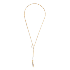 Metal Stick Pendant Necklace - Perfect Mother's Birthday Gift