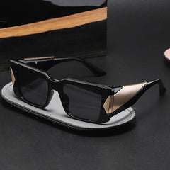 Men's Stylish Square Sunglasses with Wide Frame Legs