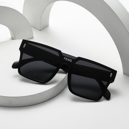 Square Sunglasses For Women Men UV400 Anti Glare Large Outdoor Glasses