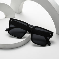 Square Sunglasses For Women Men UV400 Anti Glare Large Outdoor Glasses