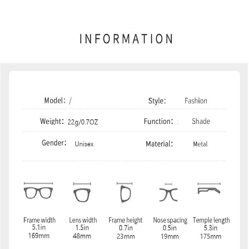 Men's Anti-fatigue Half-frame Presbyopic Glasses