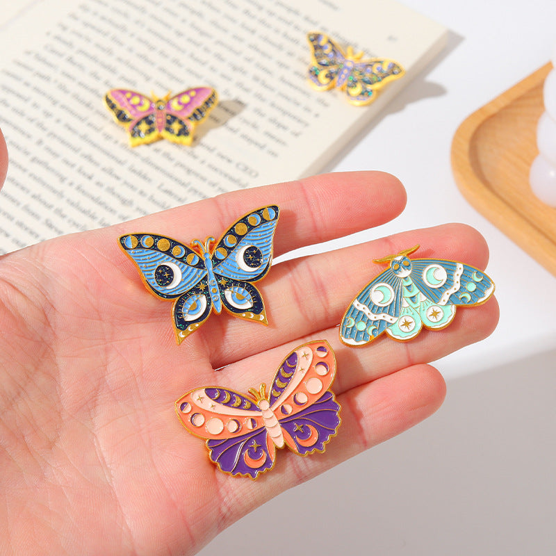Butterfly Brooch Enamel Pin For Men
