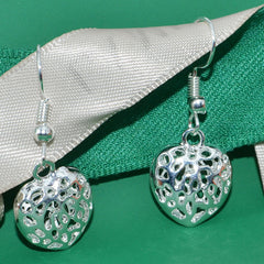 Silver-plated Unisex Earrings Pair