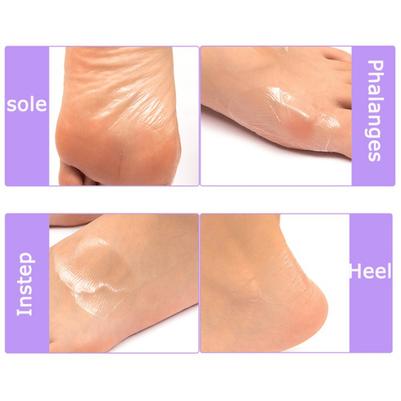 10pcs Heel Protection Sticker Transparent High Heel Pain Relief Foot Care