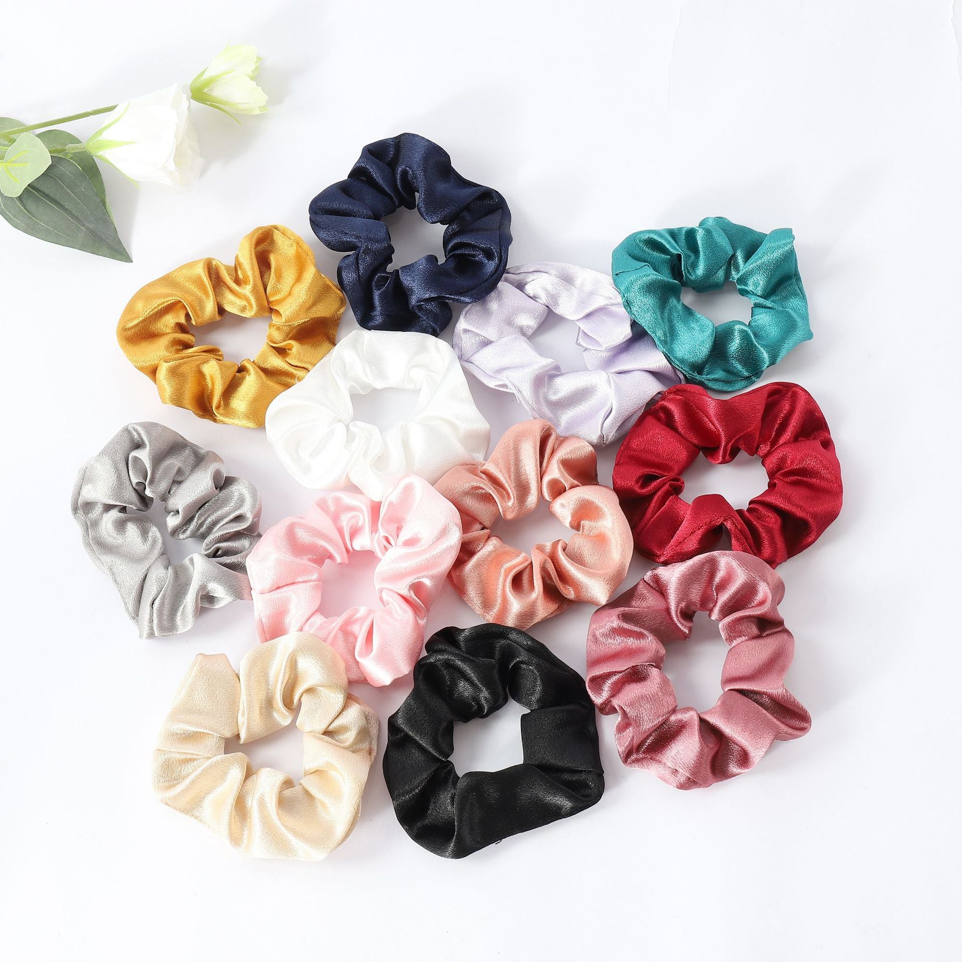 French Vintage Hair Band Ponytail Holder Hair Accessories For Women