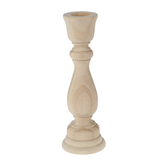 Unfinished Wooden Candlestick Holders Classic Farmhouse Candle Holders