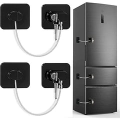 2pcs Refrigerator Locks Child Safety Locks For Fridge Cabinets Drawers