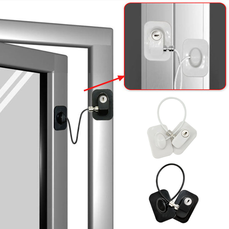 2pcs Refrigerator Locks Child Safety Locks For Fridge Cabinets Drawers