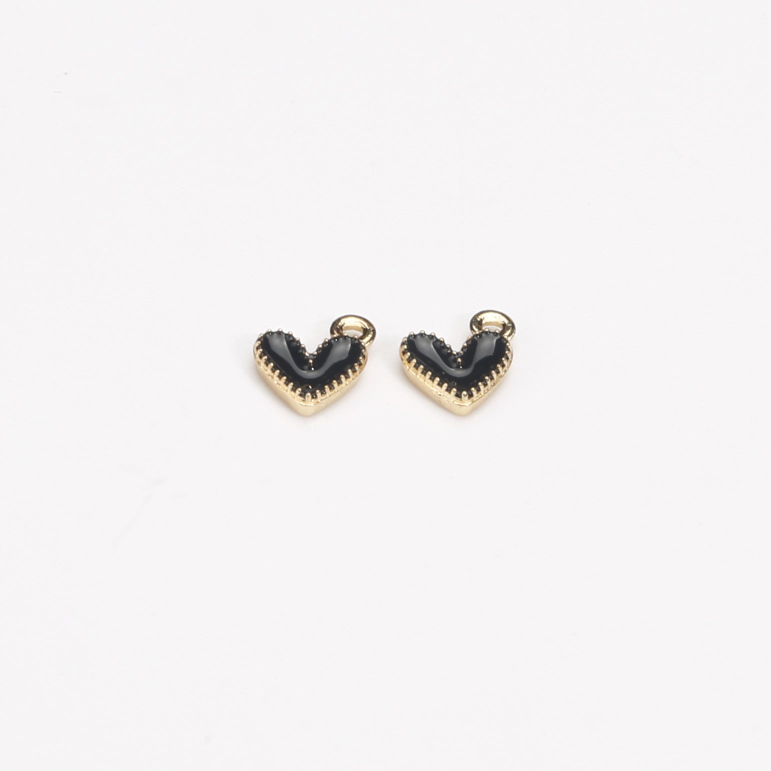 10PCS Heart Drip Oil Alloy Jewelry Set in Nine Colors