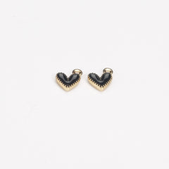 10PCS Heart Drip Oil Alloy Jewelry Set in Nine Colors