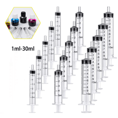 1ml 30ml Plastic Reusable Syringe for Nutrient Hydroponics Kitchen