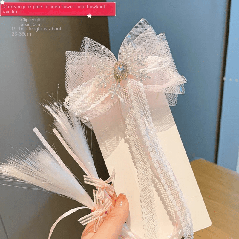 Girls Cartoon Crown Princess Headband With Mesh Decor