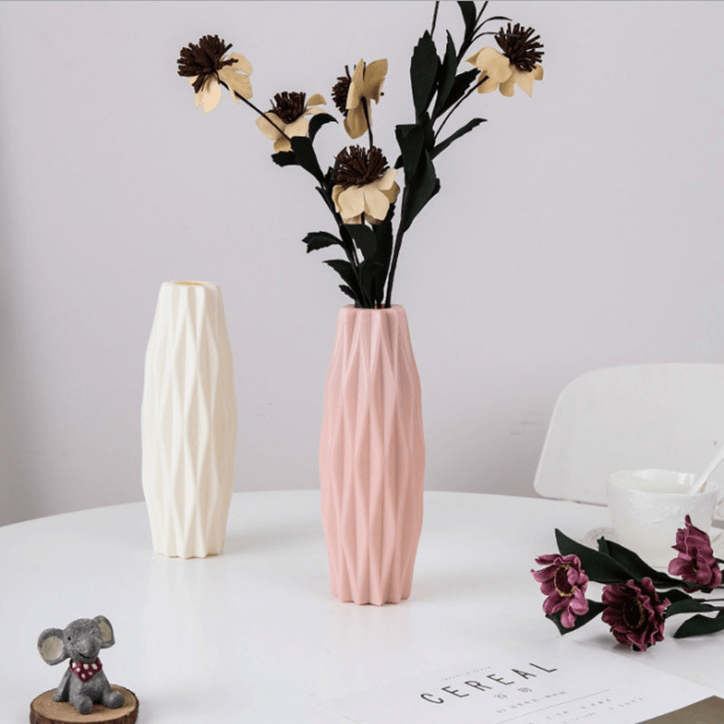 Nordic Plastic Vase Modern Decor Wedding Favors Flowers Not Included