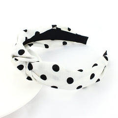 Polka Dot Criss Cross Headband Hair Accessories